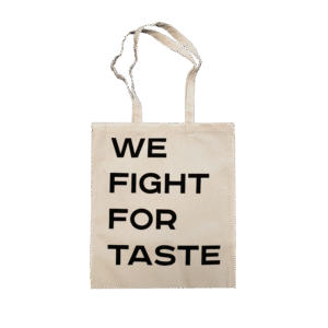Шоппер WE FIGHT FOR TASTE — стильная экосумка для повседневного использования